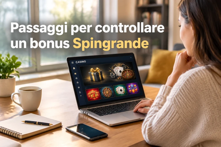 Passaggi per controllare un bonus Spingrande