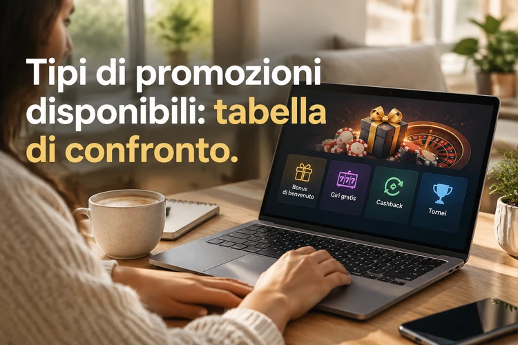 Tipi di promozioni disponibili: tabella di confronto